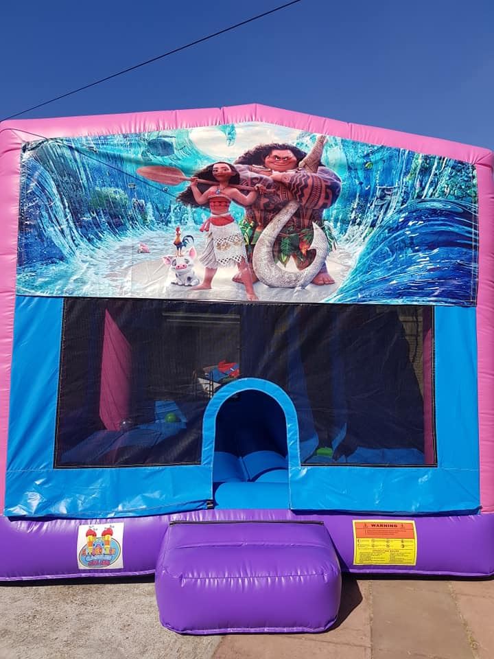 Moana Jumping Castle Combo Gc4 Jumping Castle Hire In Adelaide Elizabeth Salisbury Gawler