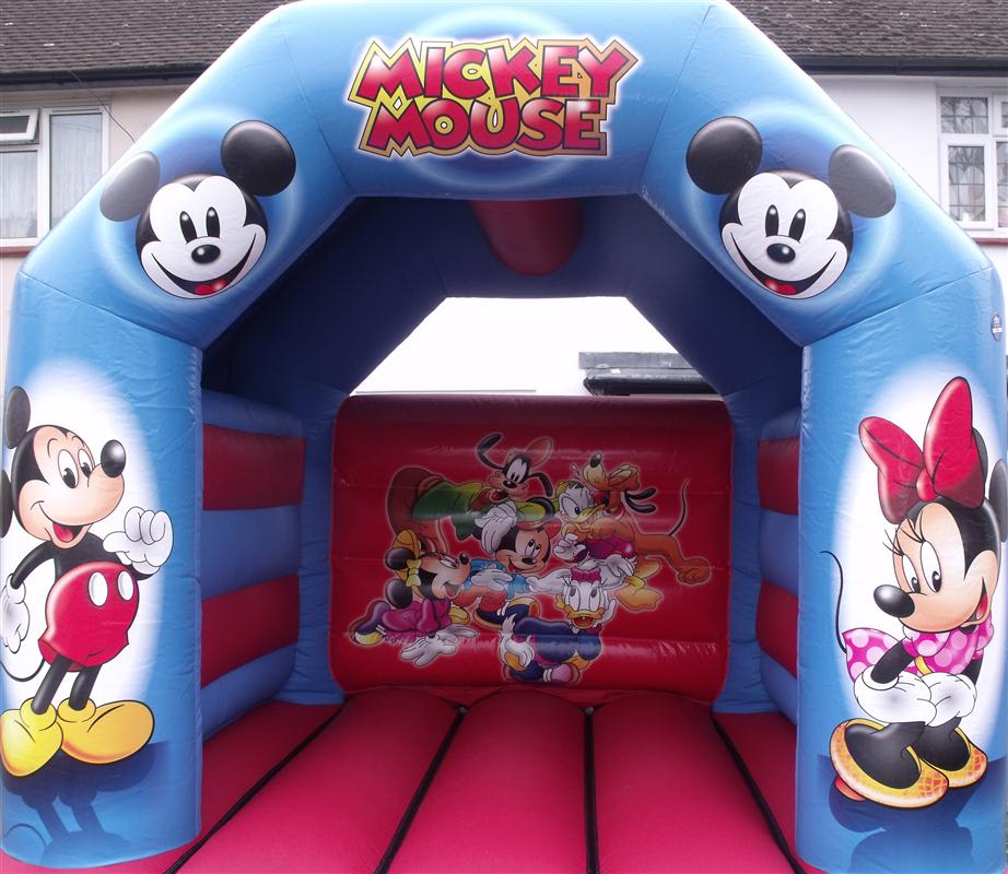 C-Mickey & Minnie 11ftx13ftx10ft - Bouncy Castle, Softplay and Mascot Hire  in Dagenham, Enfield, Ilford, Wanstead, Chingford, Romford, Chadwell Heath  & London