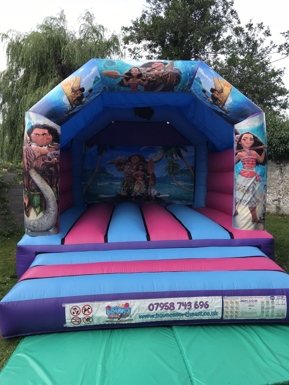 12ft X 15ft Moana Bouncy Castle Bouncy Castle Hire And Kids Party Packages In South Shields Newcastle Sunderland Durham Tyne And Wear