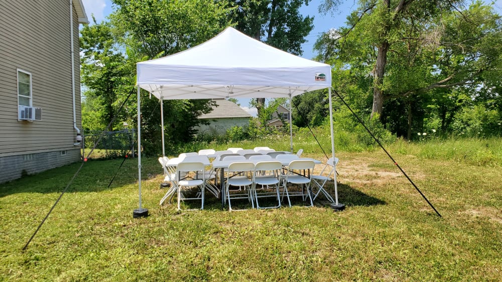 3 6 Tables 18 Chairs 1 10x10 Tent