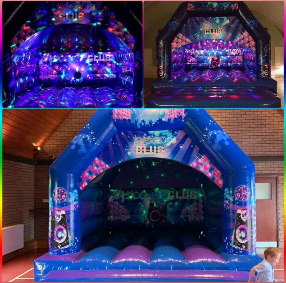 Disco deals bouncy castle