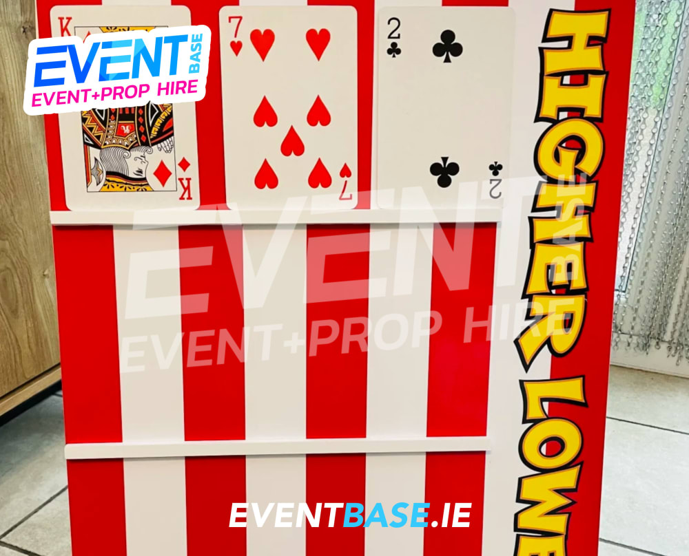 EventBase Higher or Lower Card Party / Event Game for Hire in Ireland.