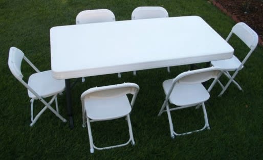 Party table and chair rentals hotsell