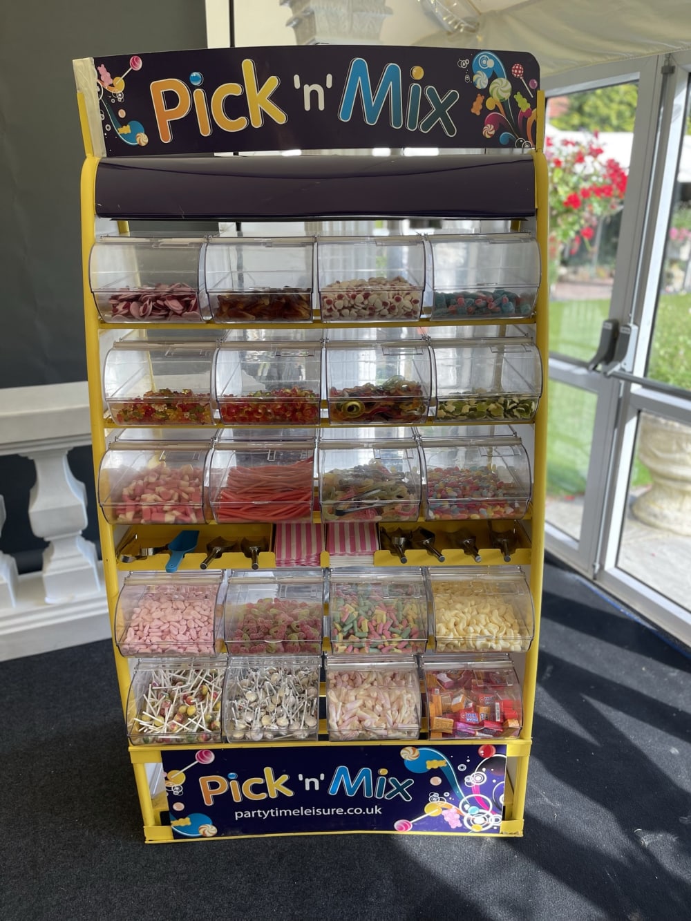 Pick n Mix Display Stand Only (Empty) - Bouncy Castles and soft