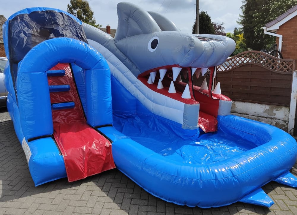 Shark deals water slide