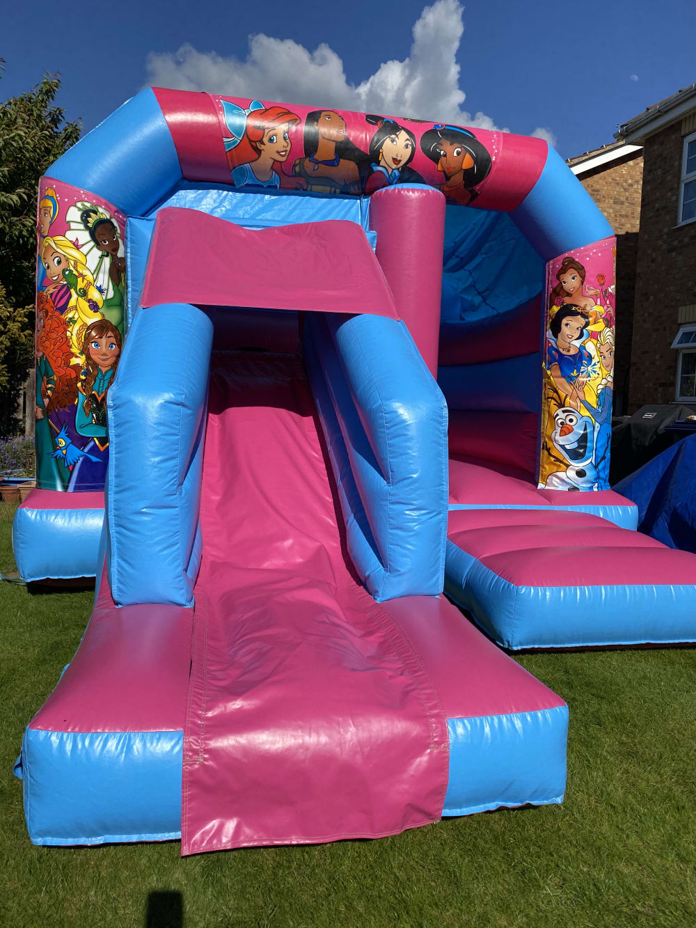 disney princess bounce house with slide