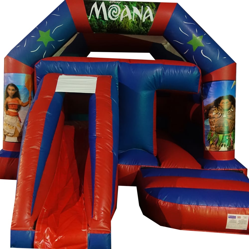 Moana Bouncy Castle With Front Slide Bouncy Castle Hot Tub Slides Photobooth Soft Play Hire In Dagenham Romford Barking Rainham Ilford Chigwell Woodford Hainault Upminster