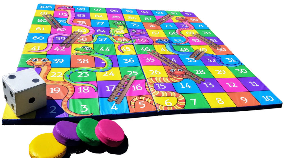 Mega Snakes And Ladders Mat Bouncy Castle Soft Play And