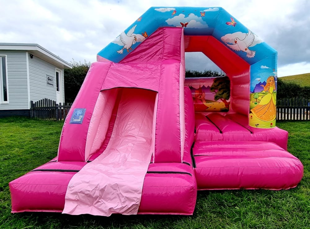 disney princess bounce house with slide