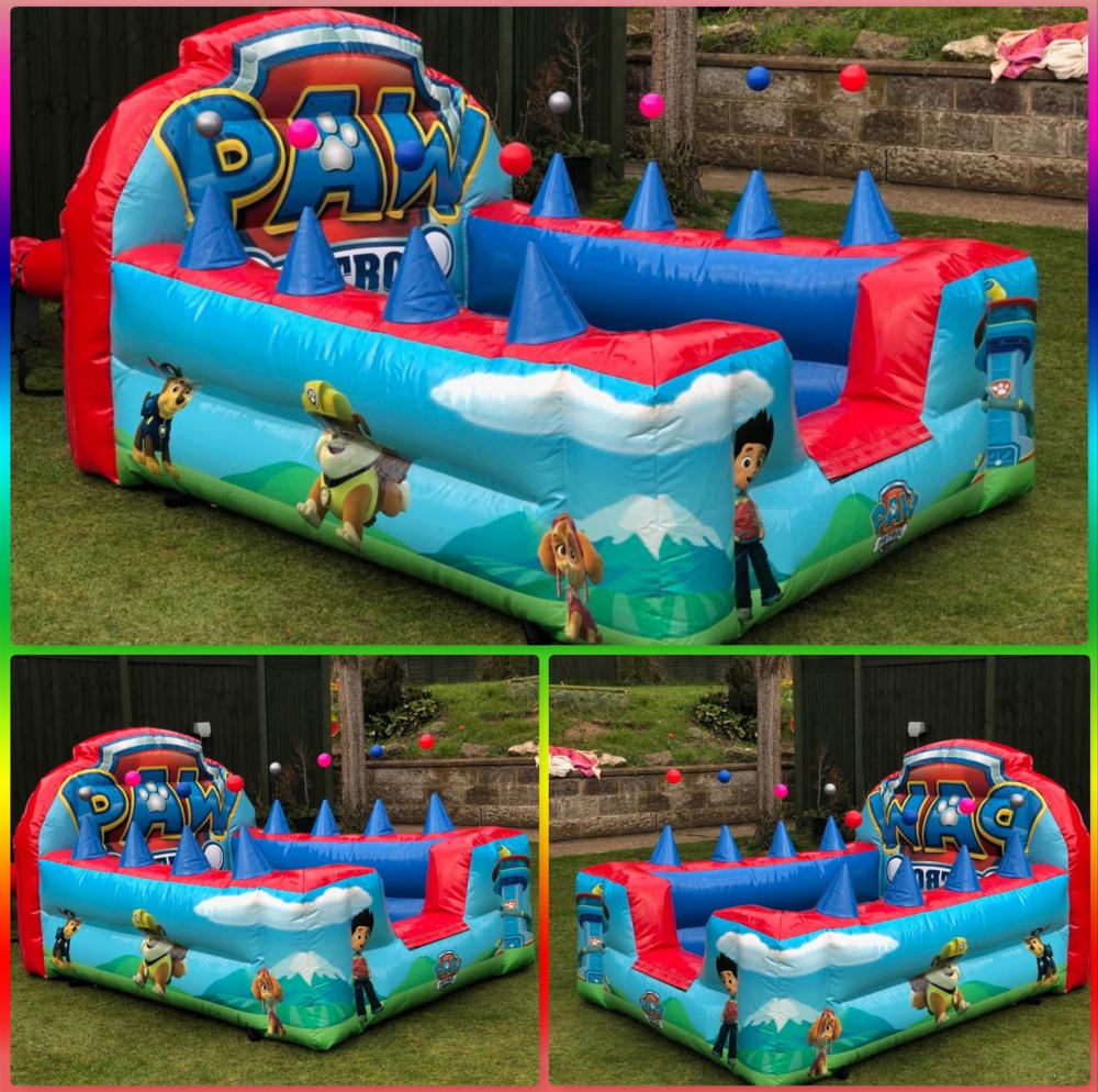6ft x 6ft x 15in Ball pool/pond/pit with air jugglers 