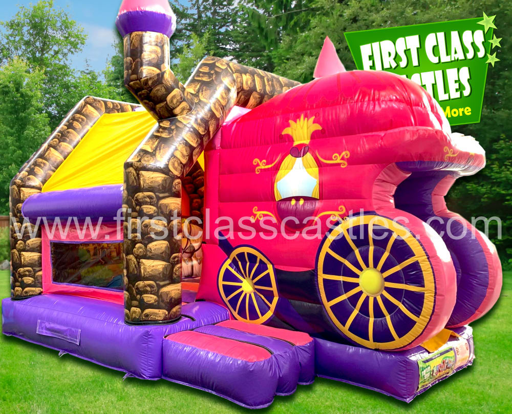 princess carriage jumping castle