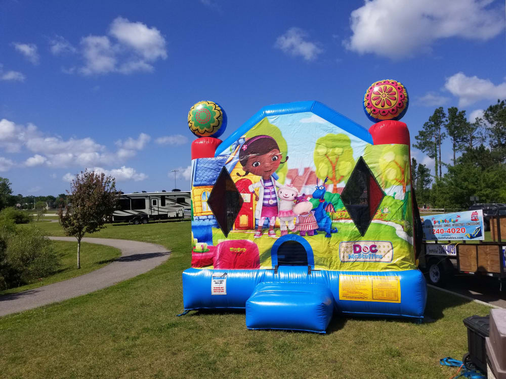 doc mcstuffins bounce house