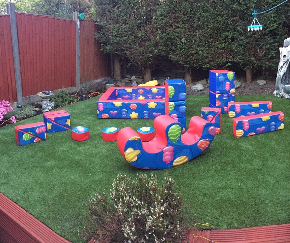 Outdoor soft play on sale