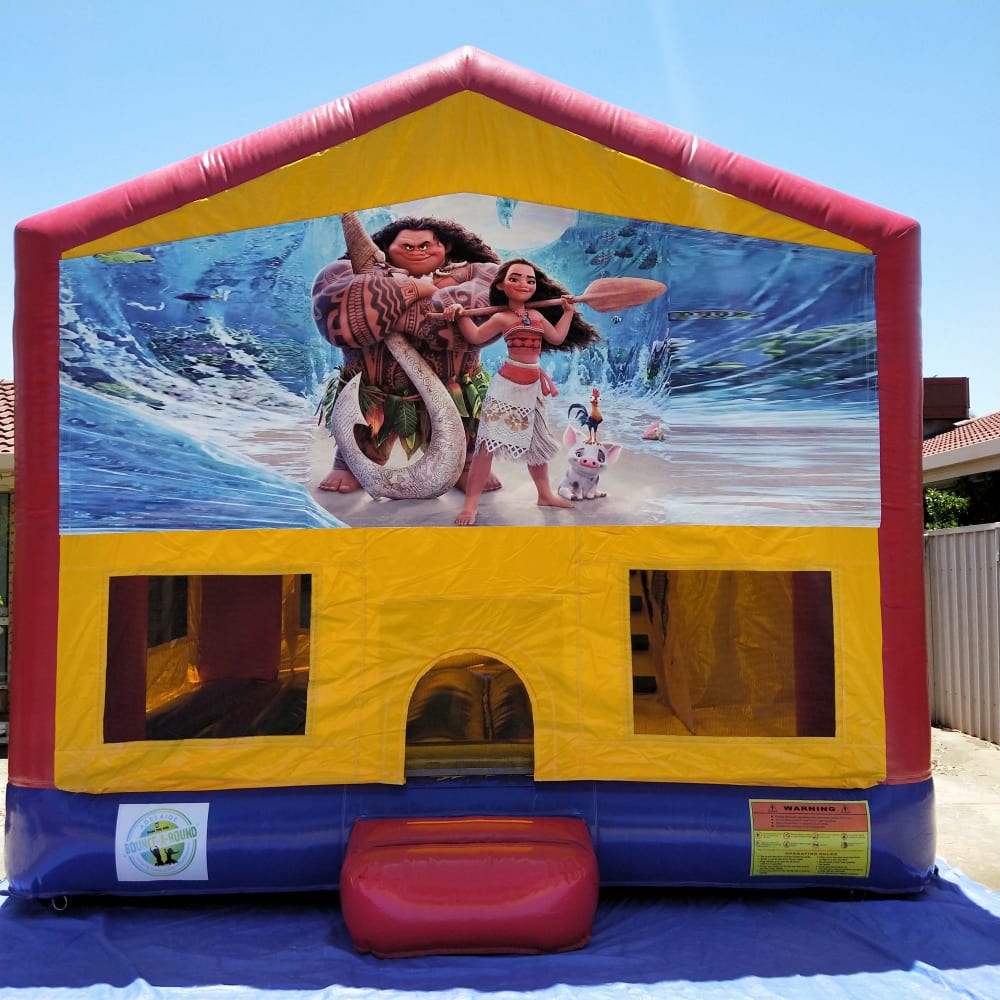 Moana C4 Combo Jumping Castle Jumping Castle Hire In Adelaide