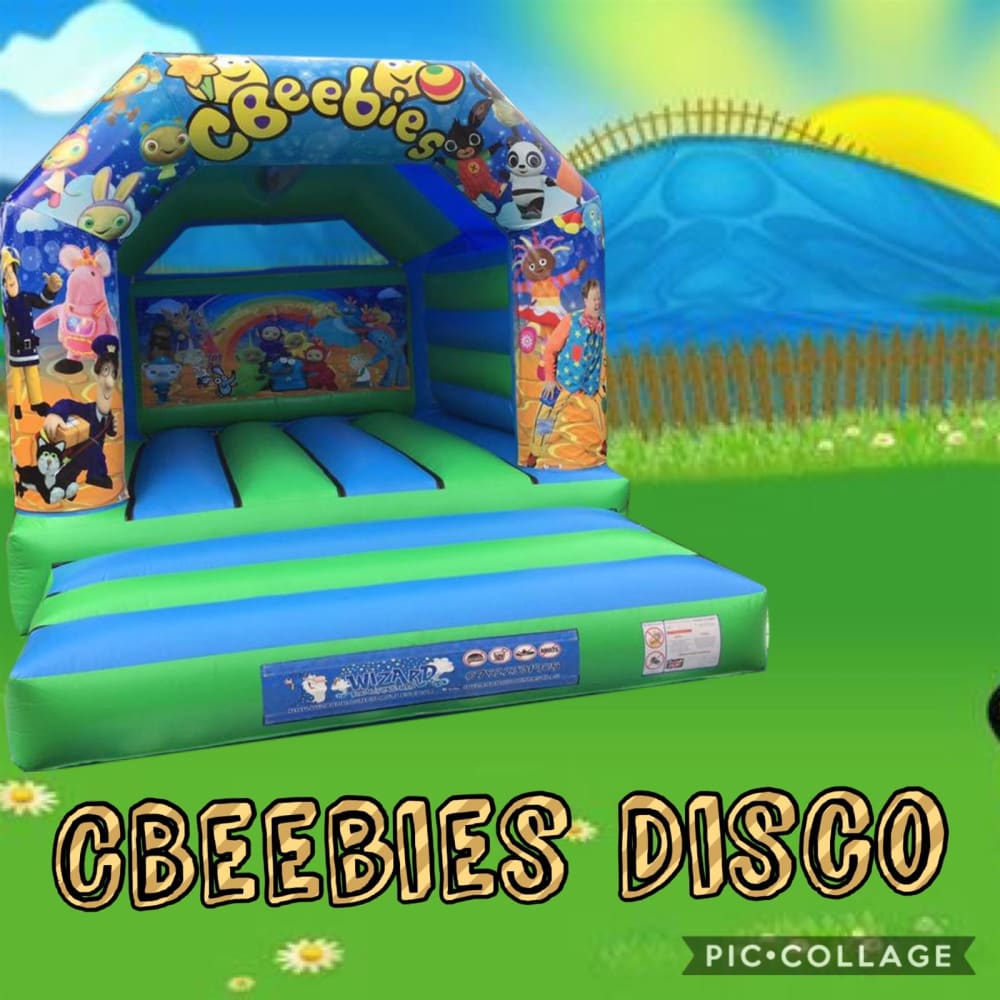 12 5ft X 16ft Cbeebies Disco Bouncy Castle Bouncy Castle Soft