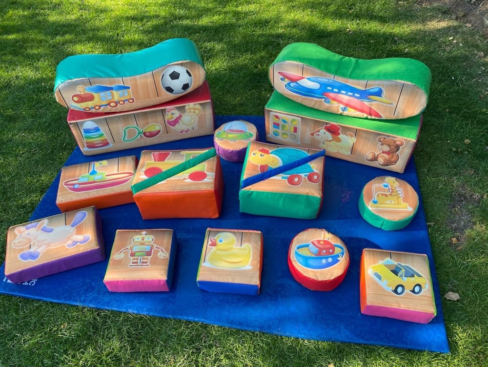 Colorful on sale toy box