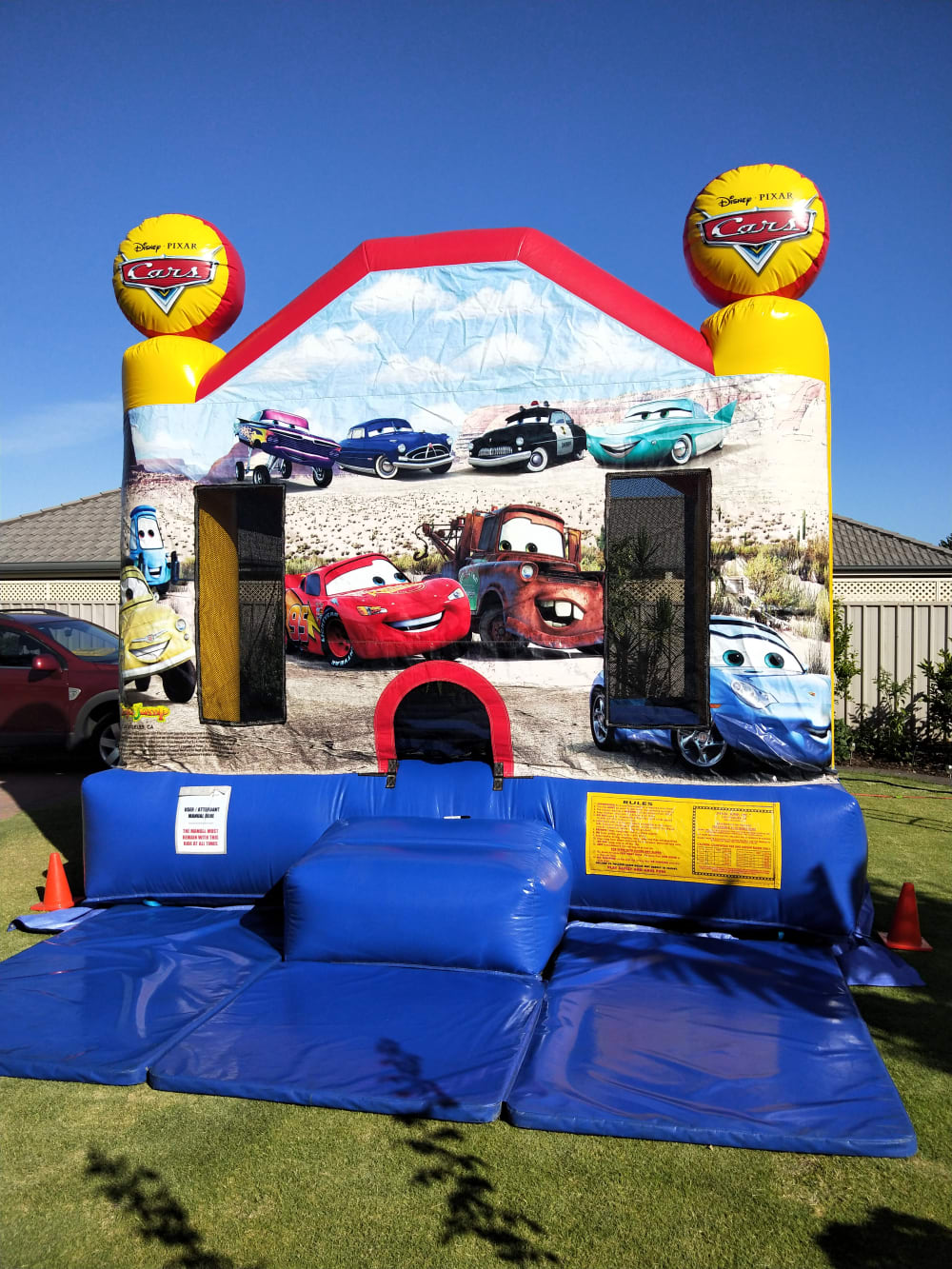 Disney cars hot sale inflatable