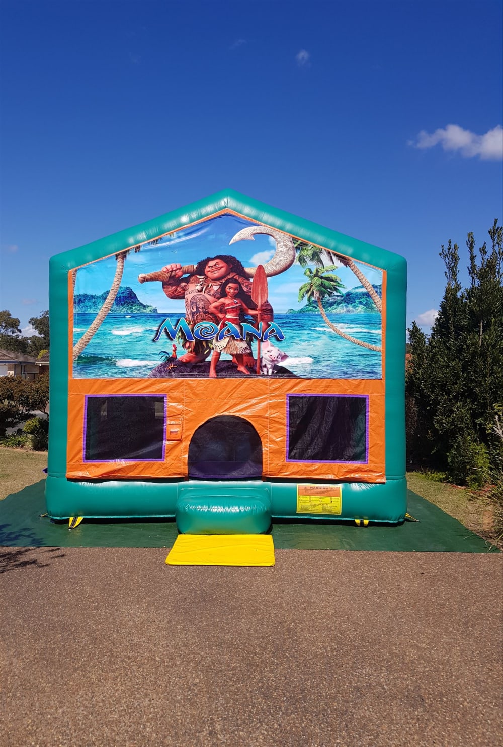 Moana Small Banner Jumping Castle Jumping Castle Hire In Mid North Coast
