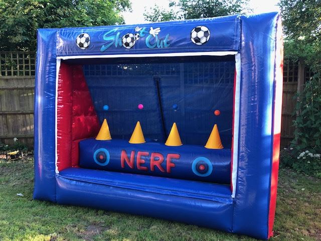 nerf gun inflatable target