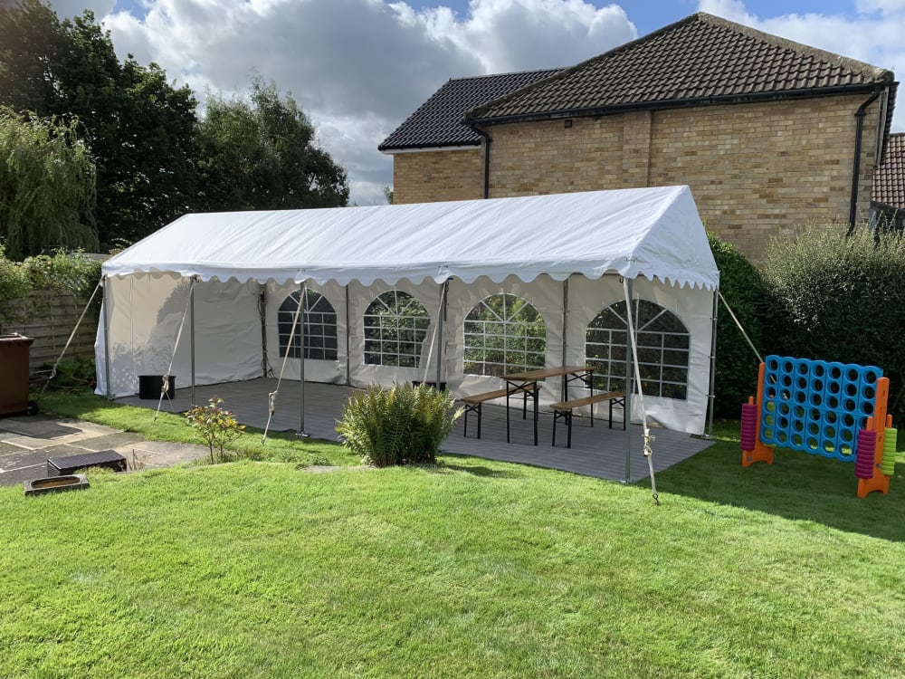 3m x 9m outlet marquee