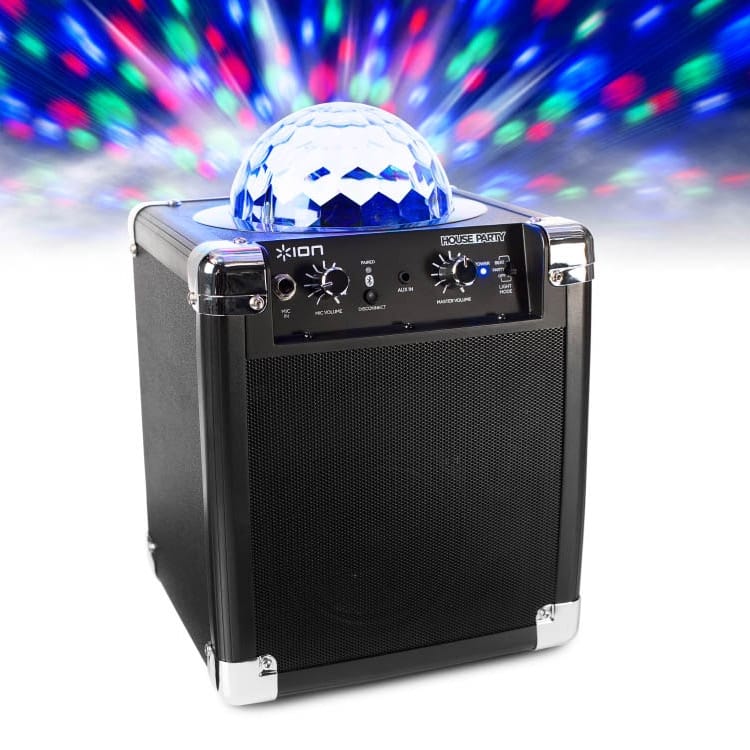 Bluetooth speaker with cheap disco lights