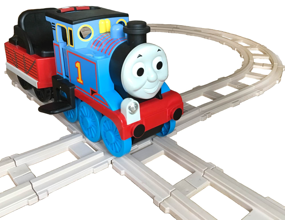 thomas train with track ride on
