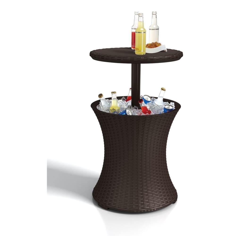 Outdoor cocktail bar Snack Pop-Up Serving Tray W Boisson Ice Cooler Set 