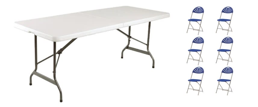 Hire table and chairs for christmas hotsell
