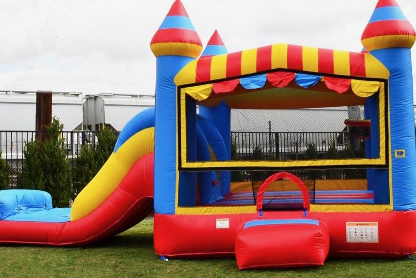 5in1 Dual Lane Combo Bounce Houses Omaha Bounce Omaha