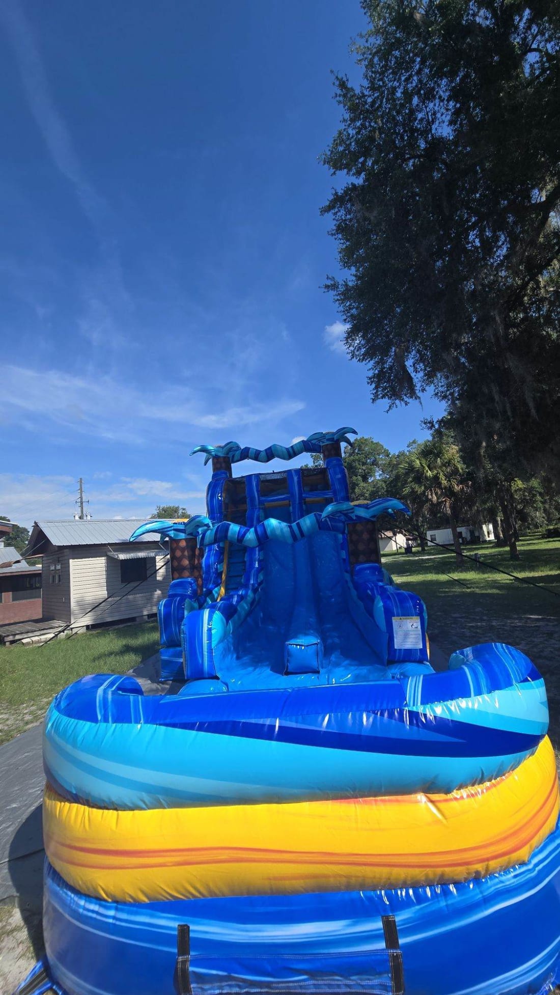 Flashpoint Falls 18ft Hybrid double lane slide - Hire in FL