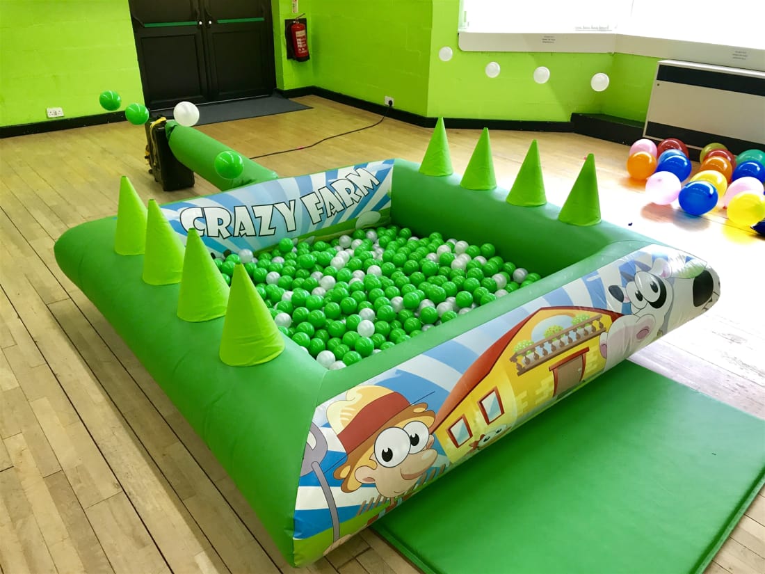 Blow up on sale ball pool