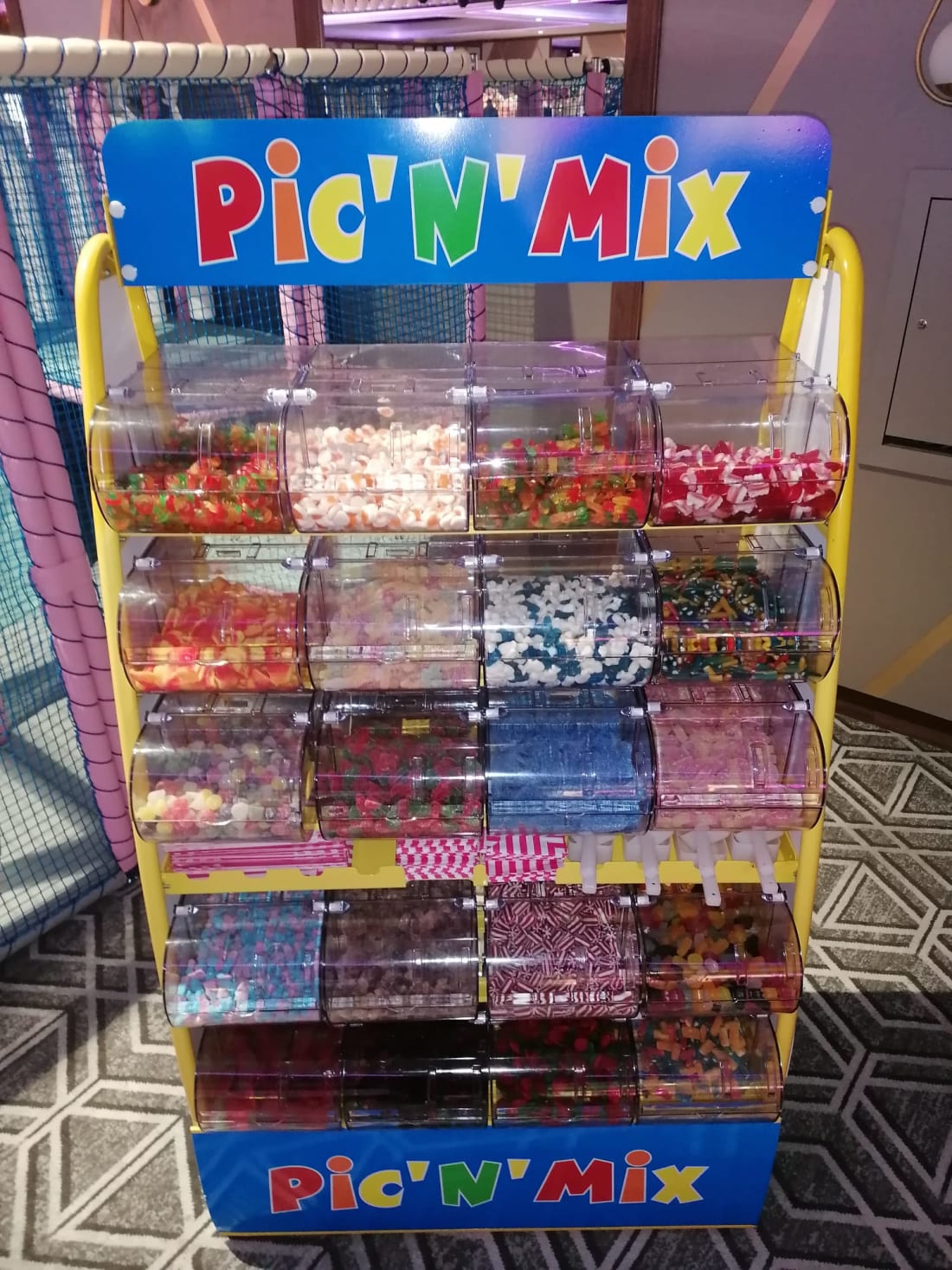 Pick n Mix Display Stand Only (Empty) - Bouncy Castles and soft