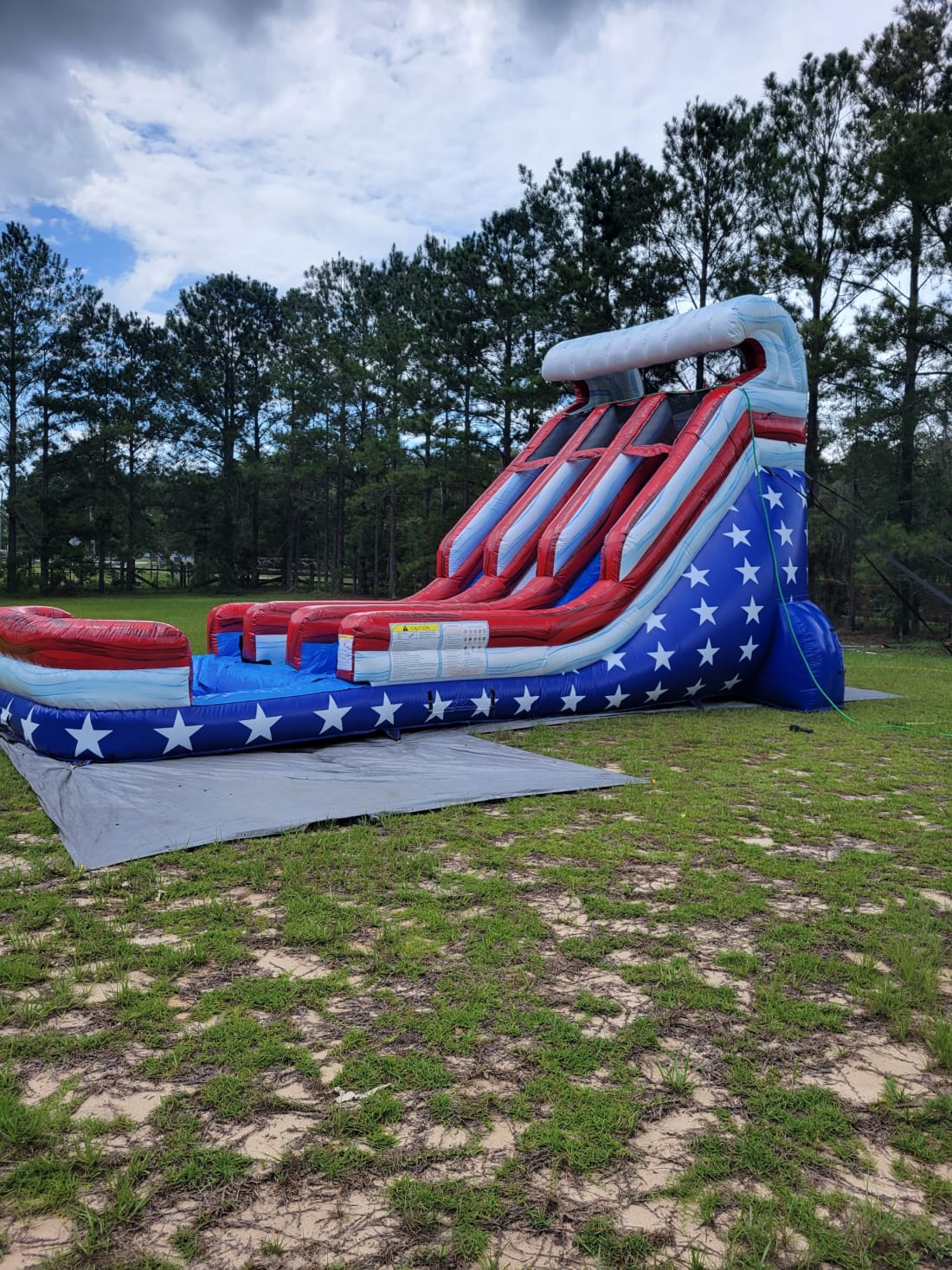 SLIDE/スライド DIAMOND RELHARRRA 32inch Patriot 18ft double lane slide - Hire in FL | Gloria James Event