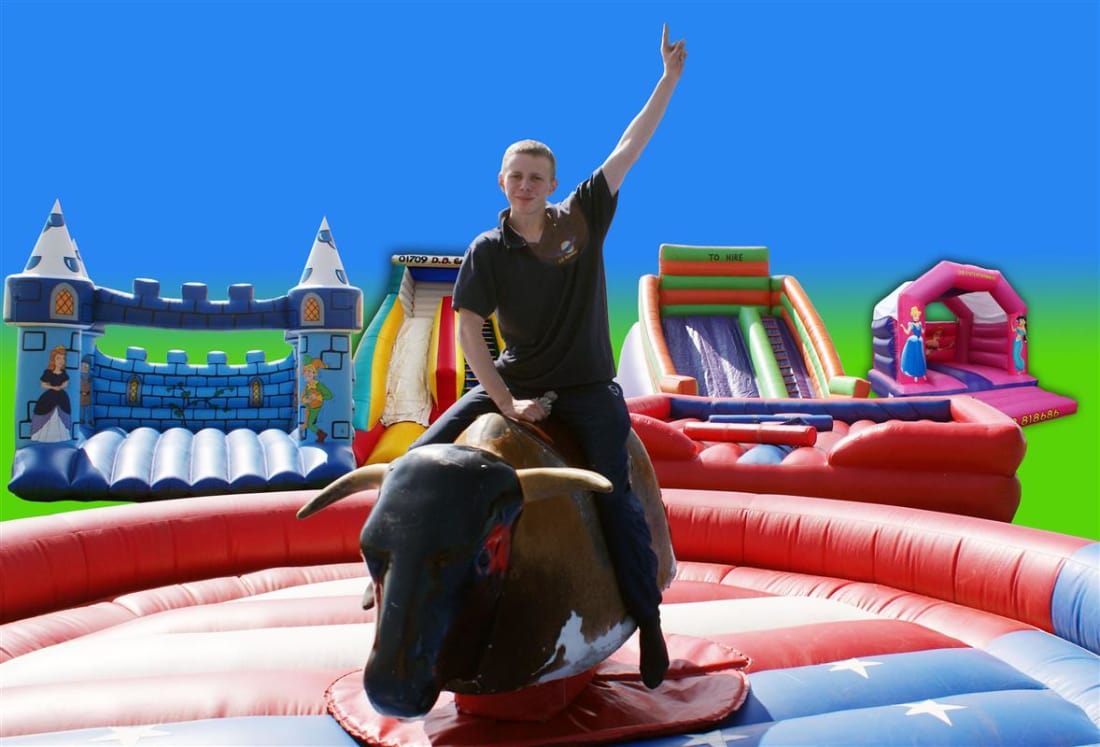 Inflatable best sale rodeo bull