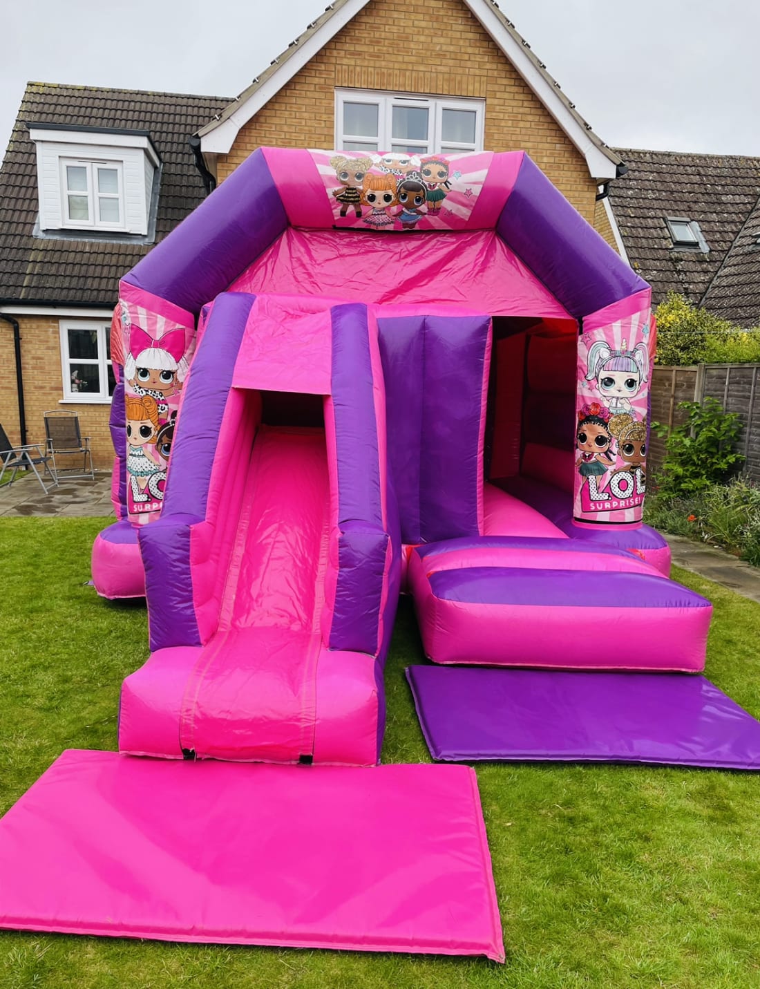 LOL Pink Front Slide Combo - Hire in Kings Lynn, Hunstanton, Snettisham,  Heacham