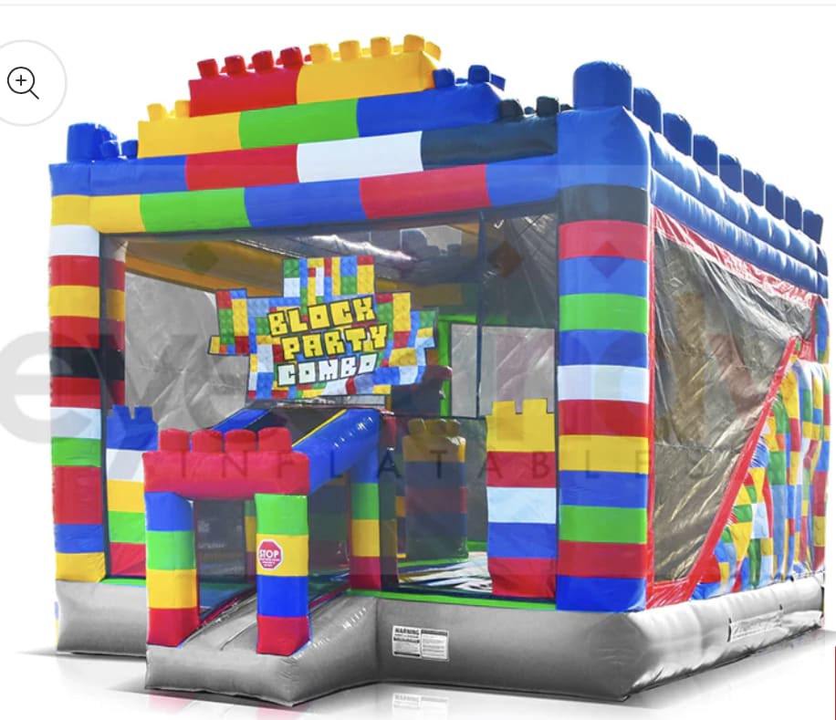 Inflatable best sale lego blocks