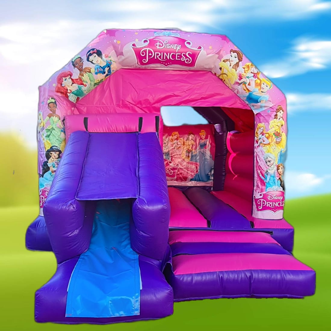 Disney princess bouncy store castle