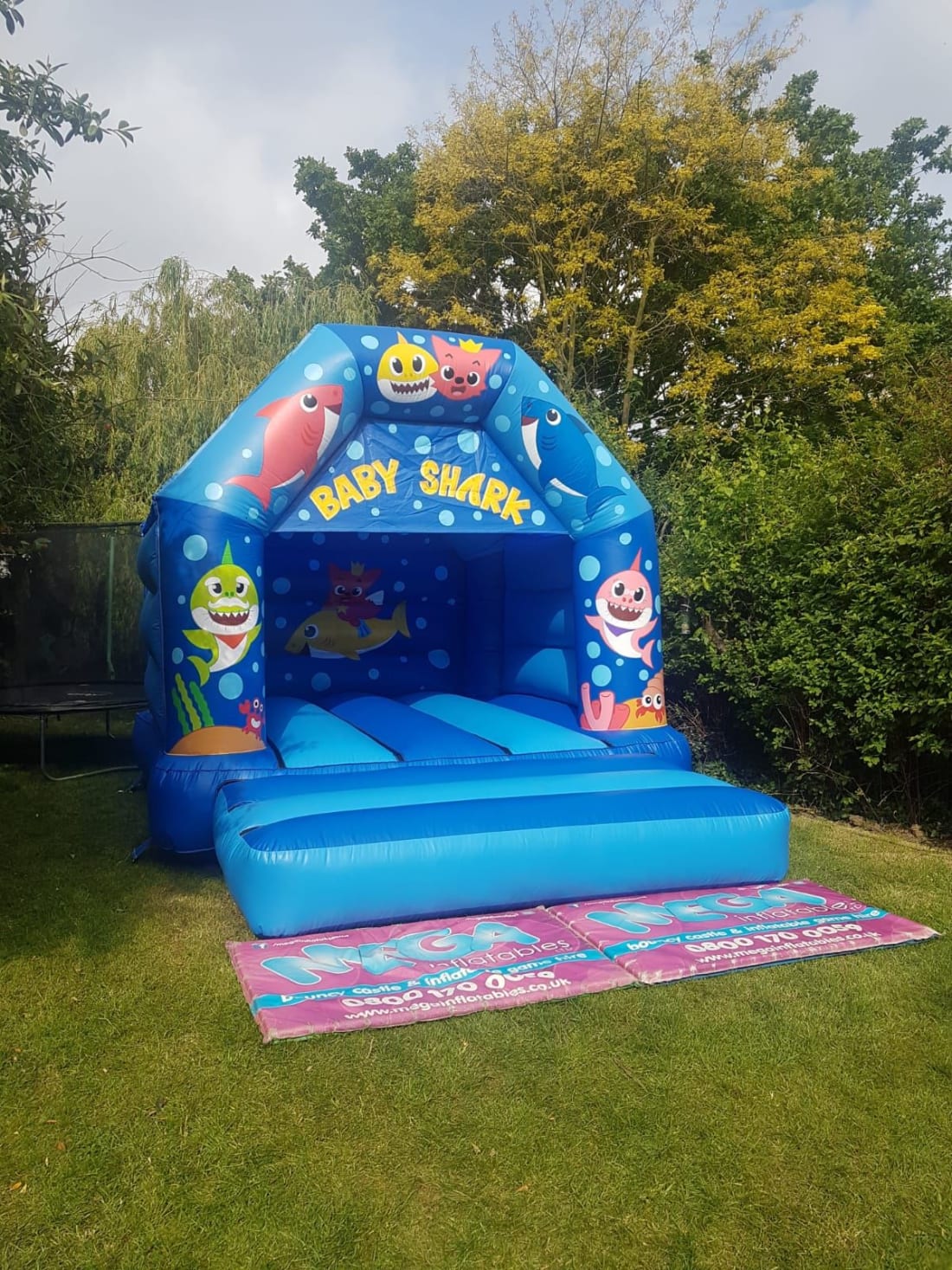 Baby Shark Bouncy Castle Hire In Essex