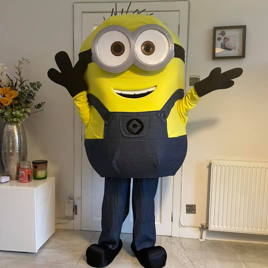 Minion Mascot - Bouncy Castle & Event Equipment Hire in Glasgow, East Dunbartonshire, South North lanarskshire,