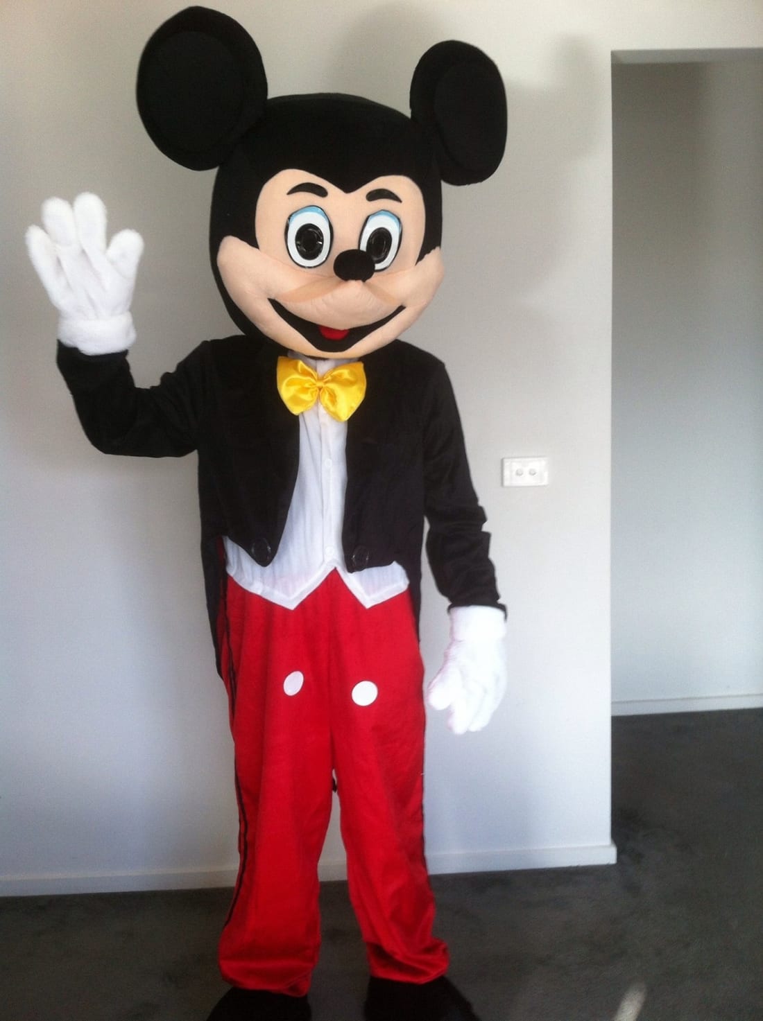 Disney Mickey Mouse Mascot Costume For Adults