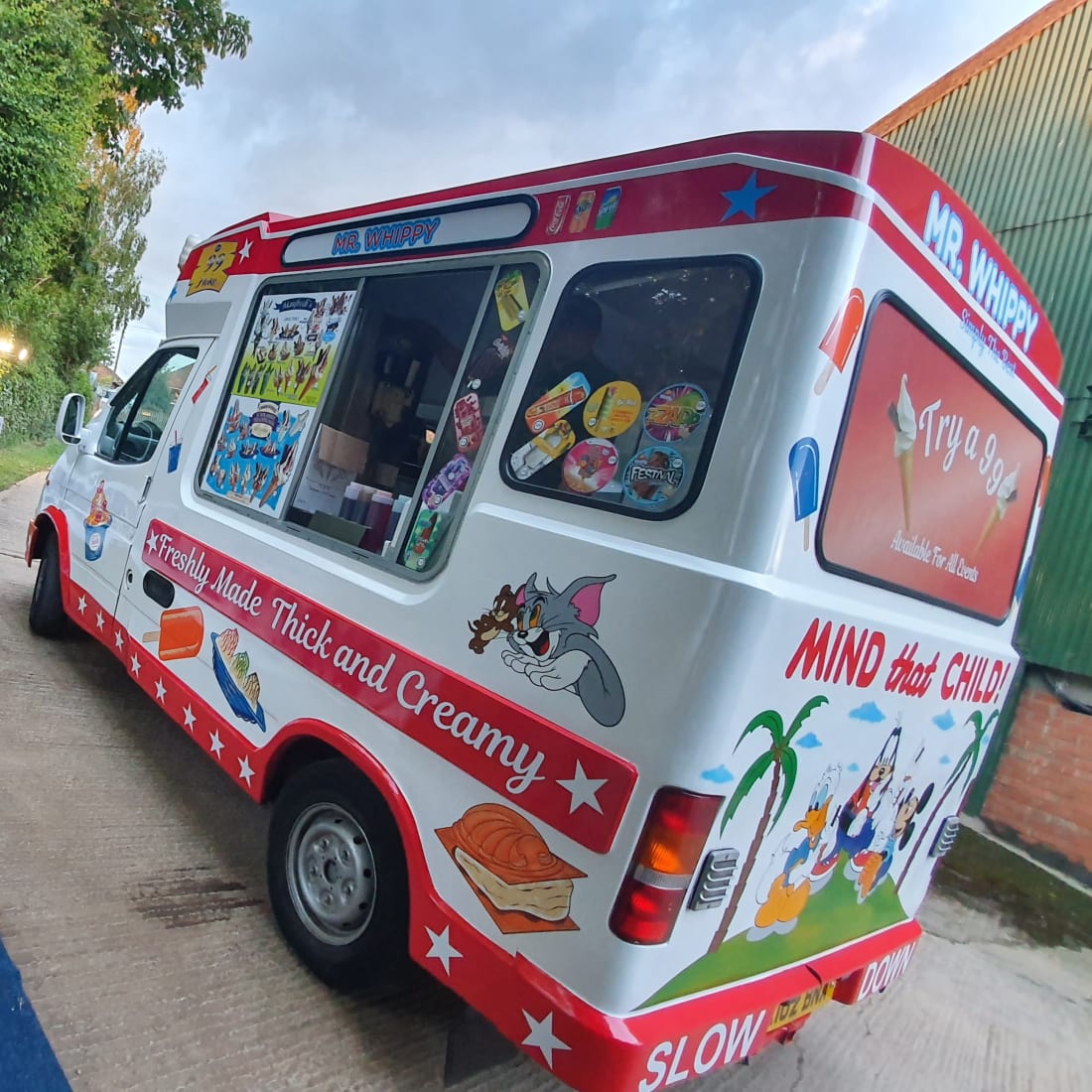 Mr whippy ice cream machine online hire