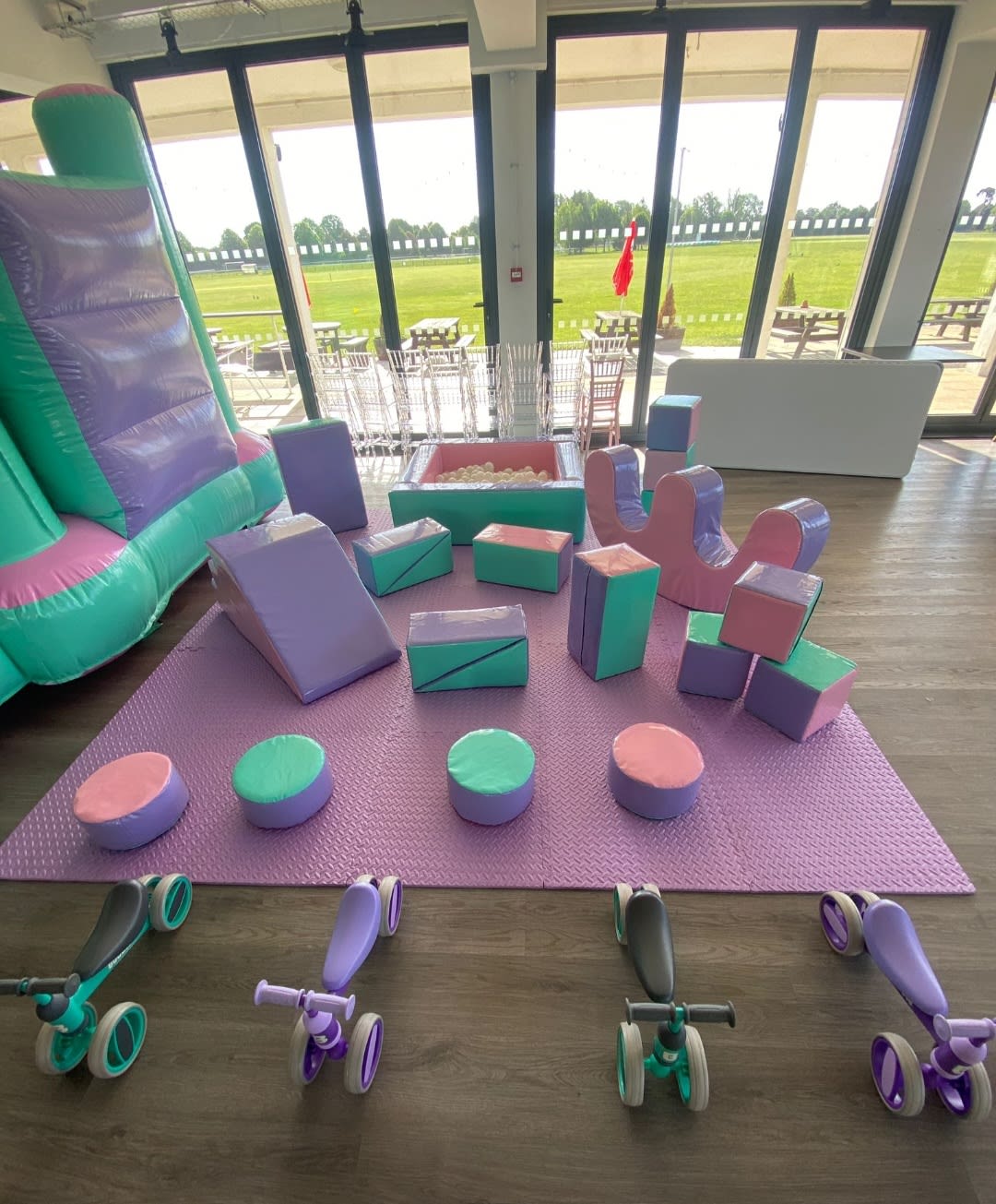 Soft on sale play hire