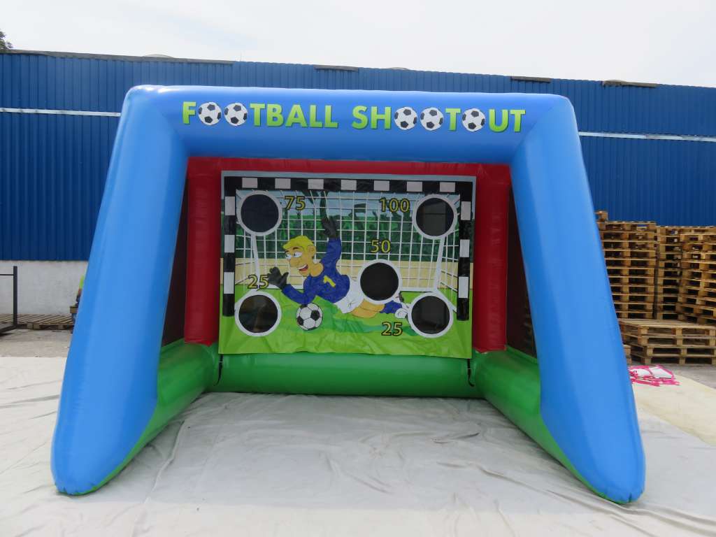 Inflatable Beat The Goal Keeper - Bouncy Castle Hire and soft play