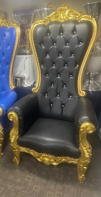 Black throne chair new arrivals