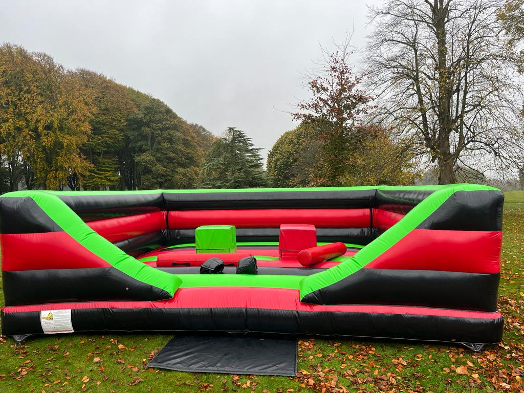 Coolest party game ever Velcro fly wall and Gladiator Duel Inflatable  Jumping Castle 