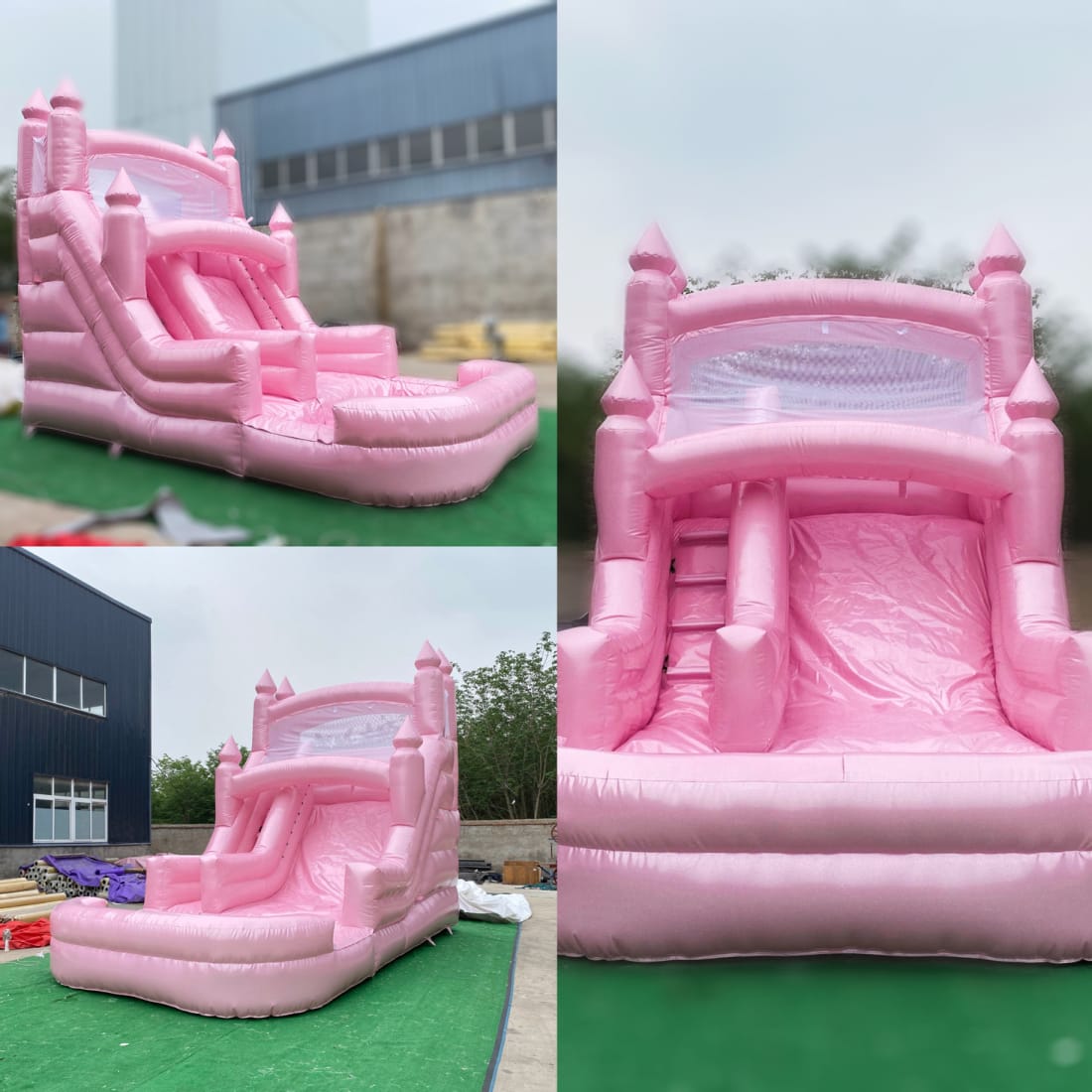 Party Rentals Water Jumper Jumper With Slide For Rent Near Me Pink