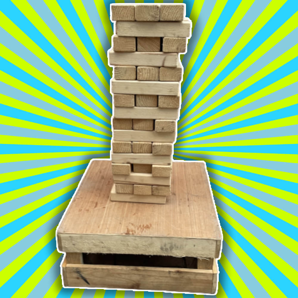 Giant Jenga - Bouncy Castle Hire in Nottingham, Derby, Leicester