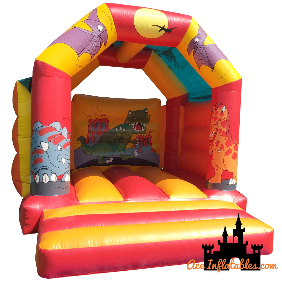 Dinosaurs Themed Bouncy Castle 11ft X 15ft Bouncy Castles