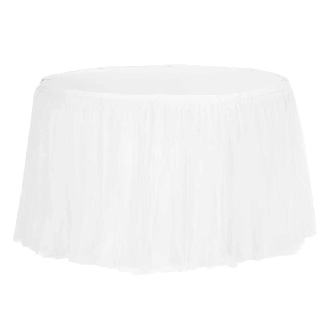 Black tutu table skirt best sale