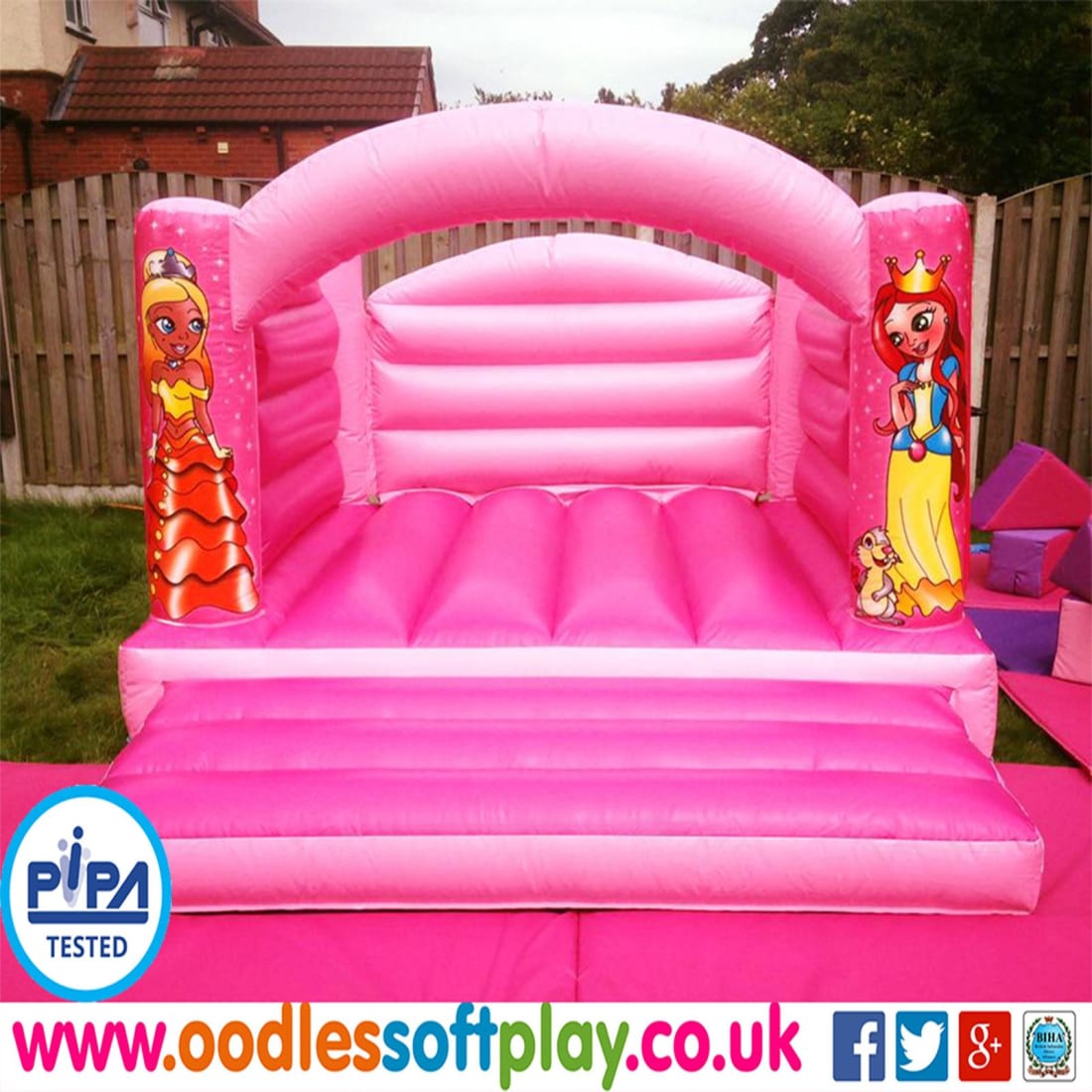 Tiny Tots Princess Bouncy 8ft X 11ft Soft Play And Inflatable Hire In Manchester Rochdale Bury Bolton Stockport Cheshire